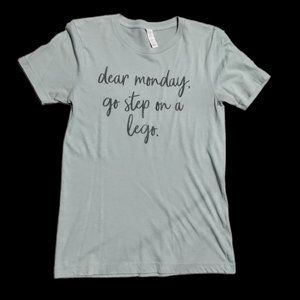 Bella Canvas Women's Dear Monday Go Step on a Lego Top